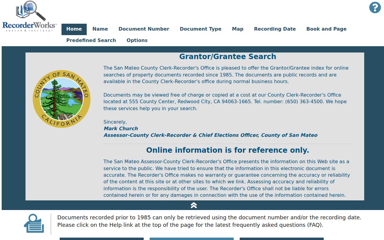 San Bruno people search in the RecorderWorks name index